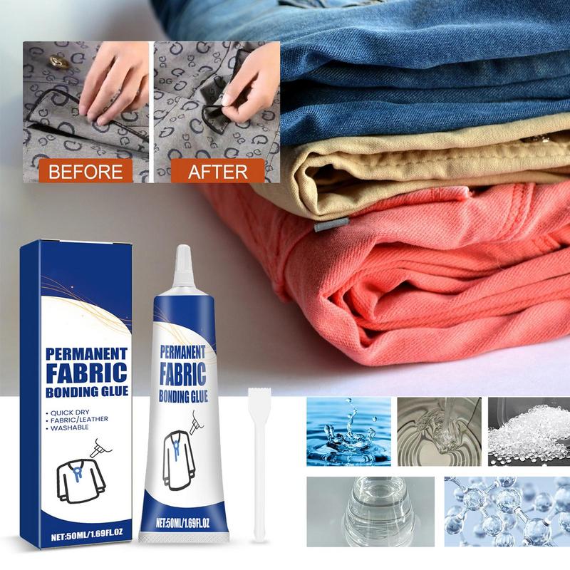 Fabric Glue Bond - Temizle Güçlü Yapıştırıcı Su Geçirmez Tutkal