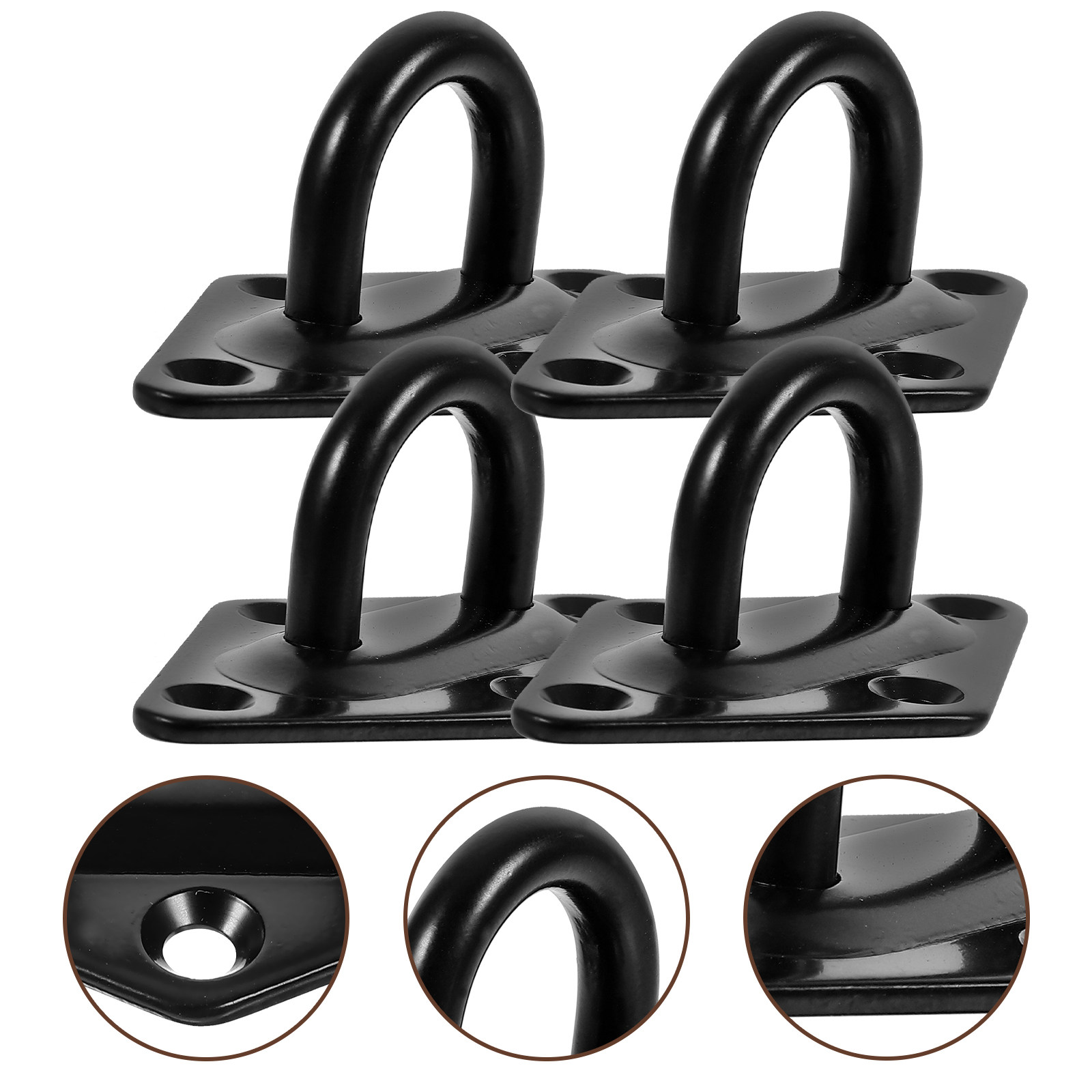 Hook Eye Fastener - Paslanmaz Çelik 4 Adet Ped Göz