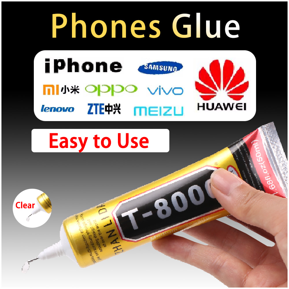 Fabric Glue Bond - T8000 Hassas Yapıştırıcı Takı Rhinestone Ayakkabı