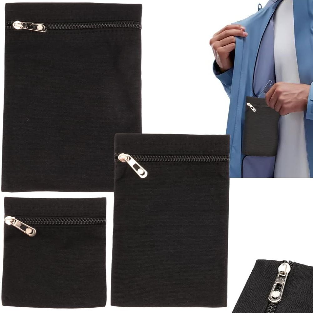Sewing Zipper - Seyahat Cüzdanı Çantası, Yan Tarafa Dikilmiş