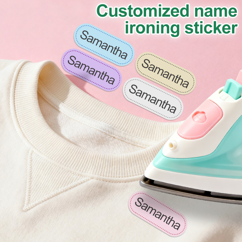 Sewing Label - Ütüleme Etiketleri-Pamuk için-Kişiselleştirilmiş Okul, Spor, Kulüp,