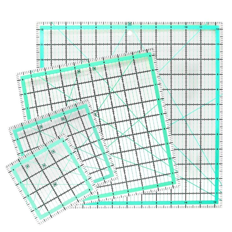 Quilting Ruler Square - J1UL1N 4 adet kare kapitone cetveli