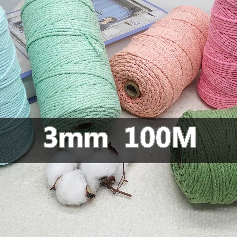 Sewing Thread In Textile - 3mm 100 M Makrome Kordon Halat