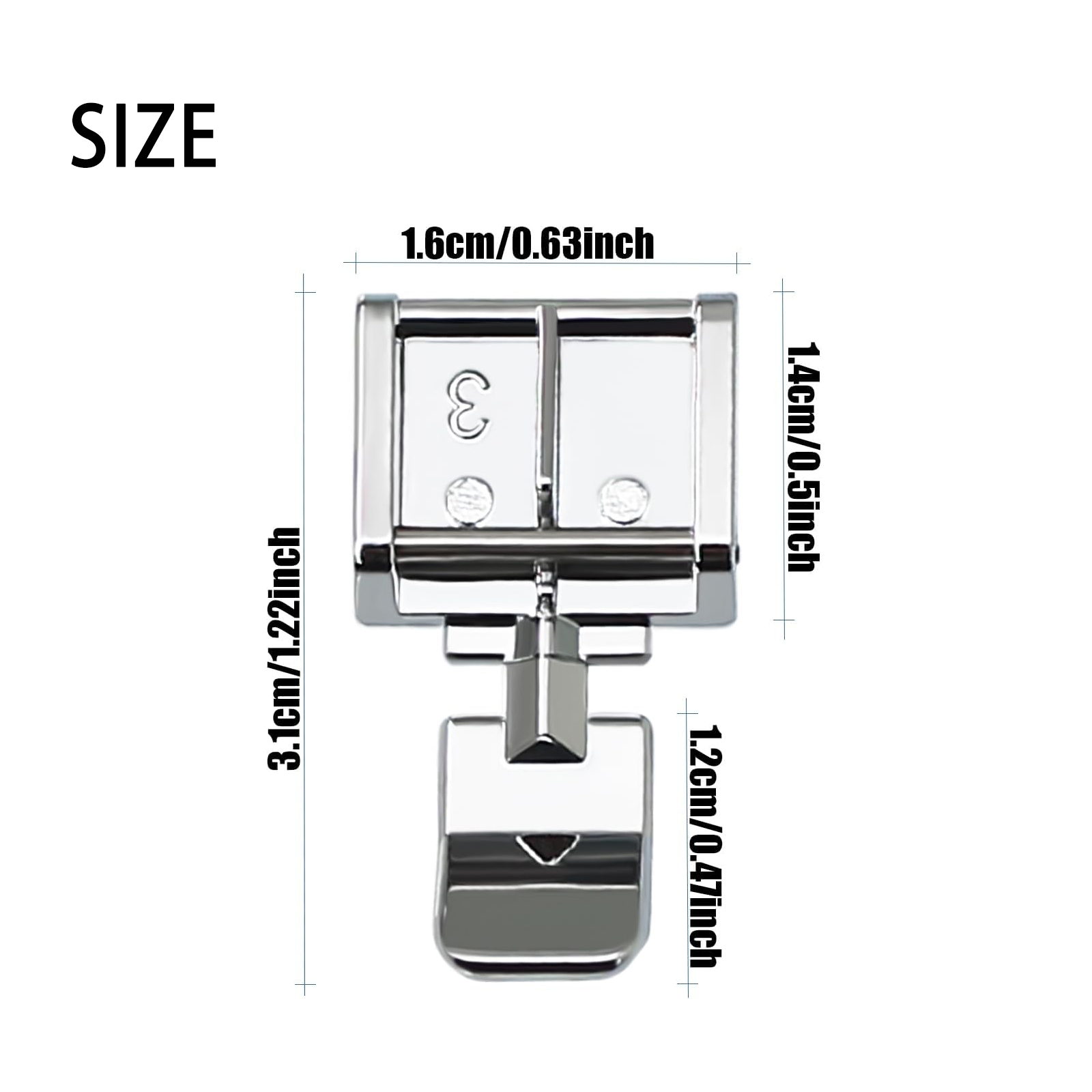 2 adet # 006905008 Düşük Şaftl - Zipper Foot Presser incelemesi ve fiyatı