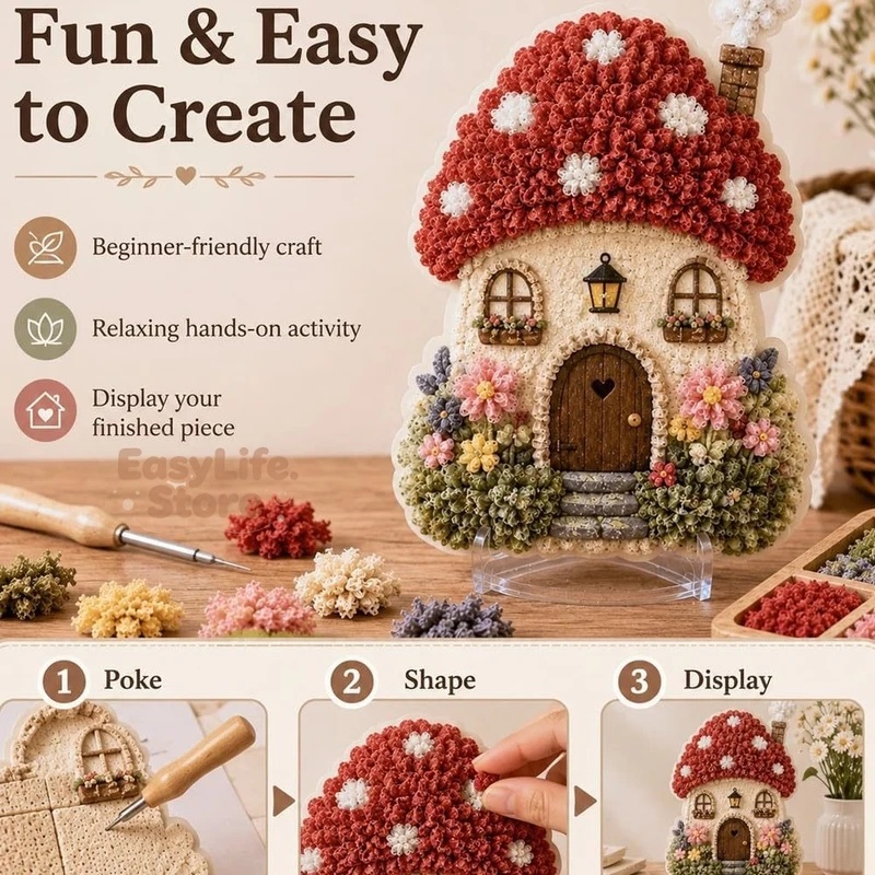 Eğlenceli Köy 3D Kumaş Poke Sa - Textile Sewing Techniques incelemesi ve fiyatı