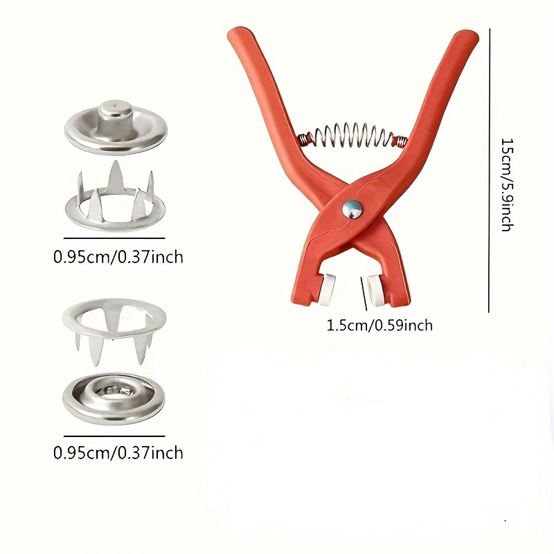 50'li set elde çalıştırılan çı - Snap Button Plier incelemesi ve fiyatı