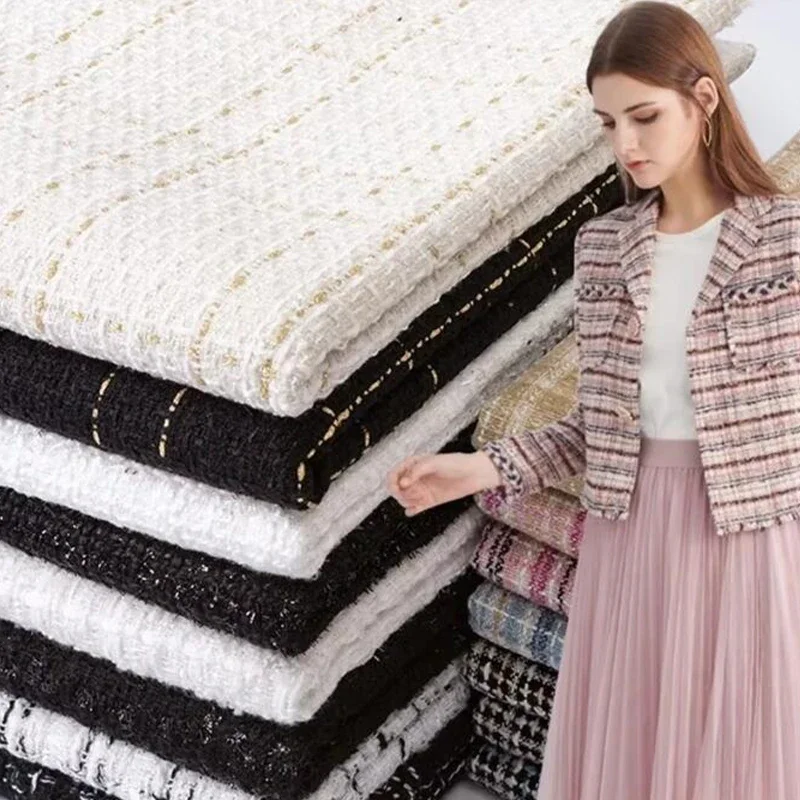 50 cm Altın Ipek Küçük Koku Ku - Sewing Tweed Fabric incelemesi ve fiyatı