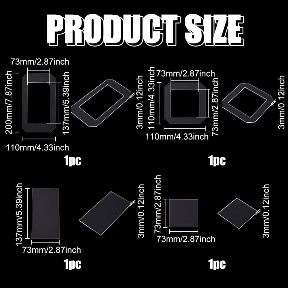 2 Takım Kapitone Şablonu Şeffa - Quilting Ruler Square incelemesi ve fiyatı