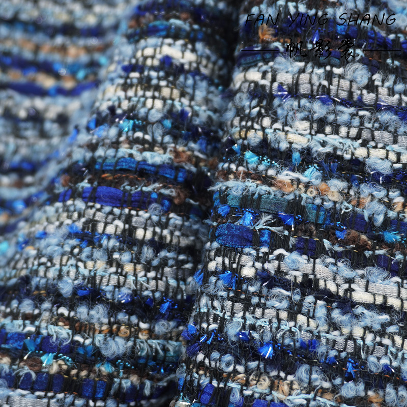 2025 Mavi Seri Parlak Şifon Yü - Sewing Tweed Fabric incelemesi ve fiyatı