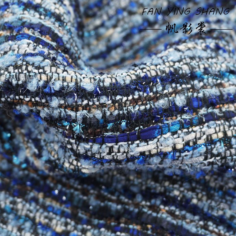 2025 Mavi Seri Parlak Şifon Yü - Sewing Tweed Fabric incelemesi ve fiyatı