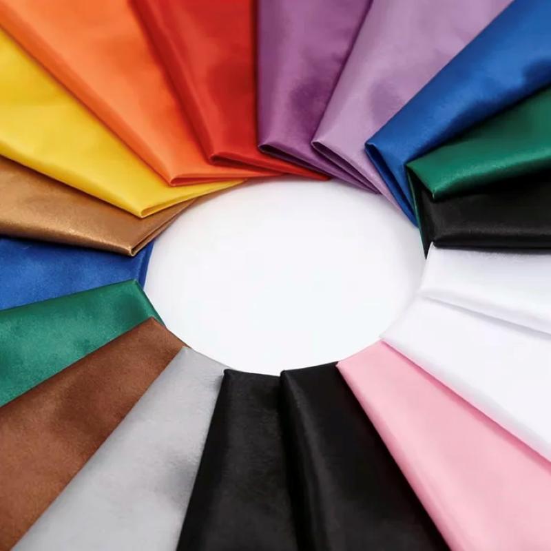 Çok Renkli Yumuşak Saten Kumaş - Textile And Sewing Materials incelemesi ve fiyatı
