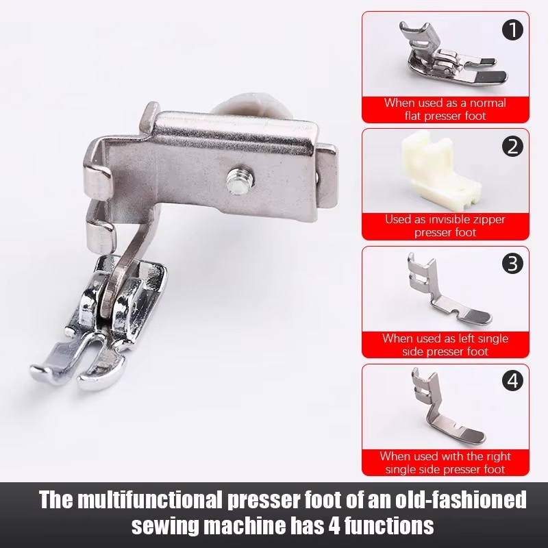 1 adet eski stil ayak dikiş ma - Zipper Foot Presser incelemesi ve fiyatı