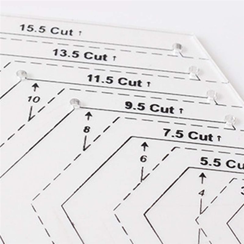 A25F-4 Adet Kapitone Cetvel Se - Quilting Ruler Square incelemesi ve fiyatı