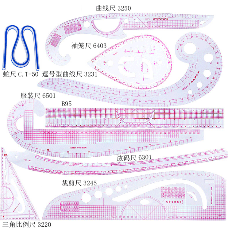 5/6/9 adet Set Terzi ölçüm cet - Quilting Ruler Square incelemesi ve fiyatı