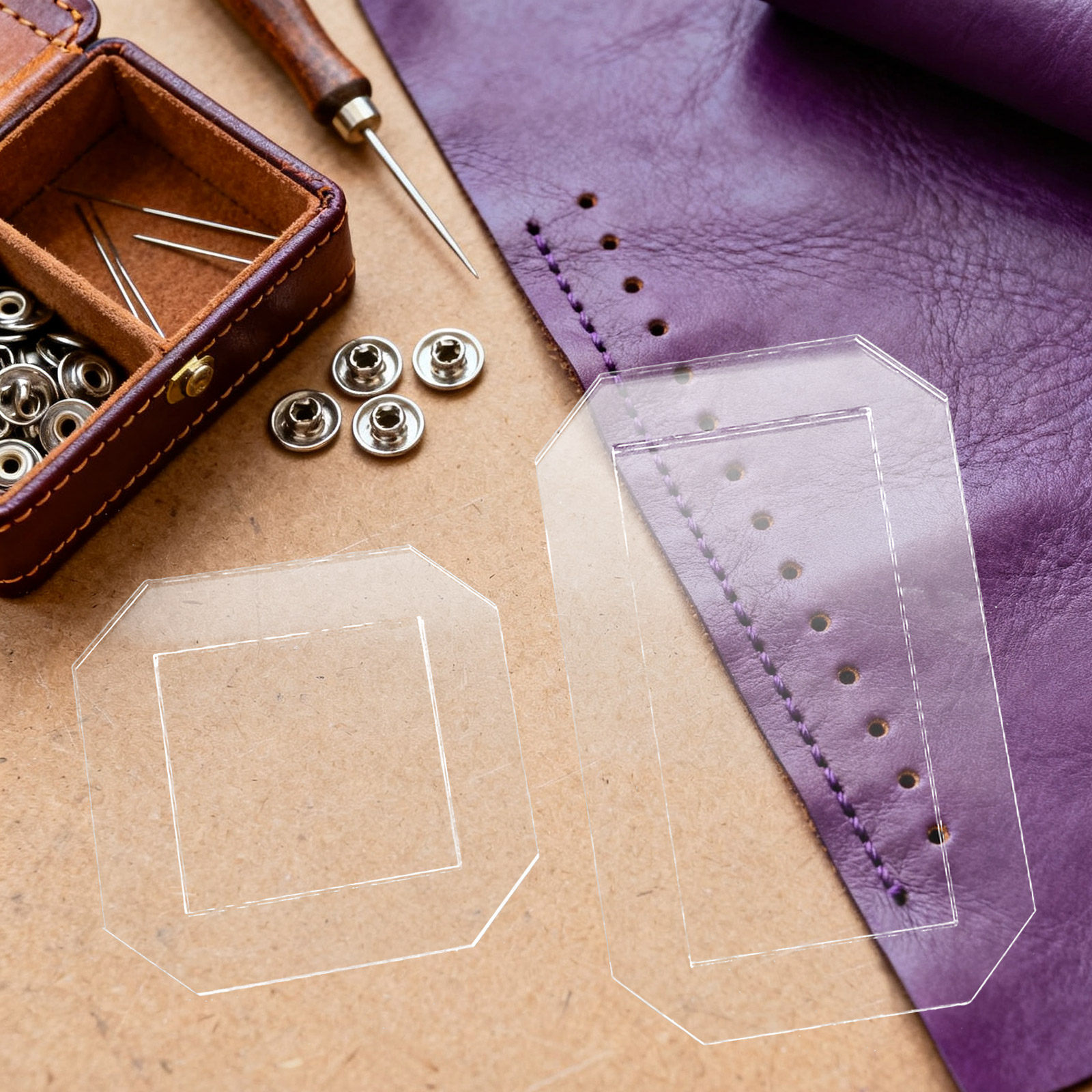 4 adet şeffaf akrilik kapitone - Quilting Ruler Square incelemesi ve fiyatı