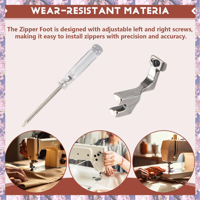 2025 Trend Ayarlanabilir Görün - Zipper Foot Presser incelemesi ve fiyatı