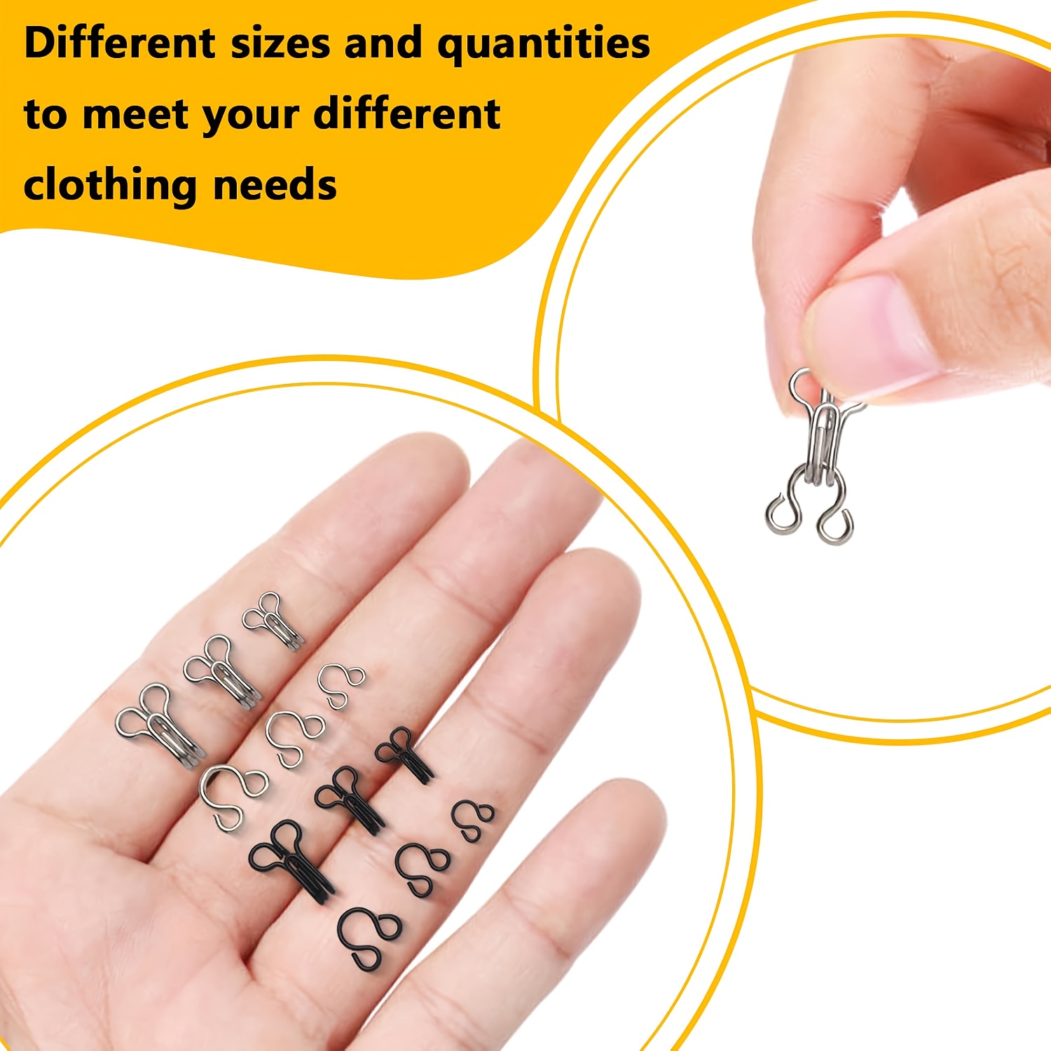 Görünmez Yaka Kancaları ve İğn - Hook Eye Fastener incelemesi ve fiyatı