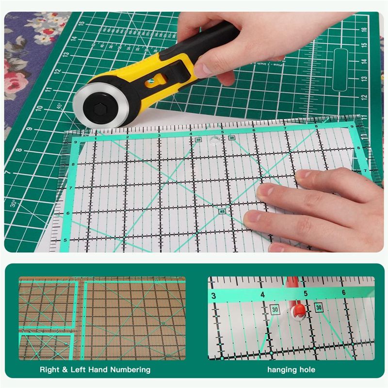 J1UL1N 4 adet kare kapitone ce - Quilting Ruler Square incelemesi ve fiyatı