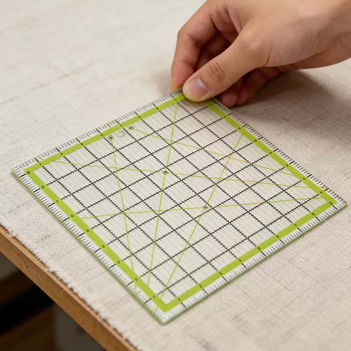 4 Adet Akrilik Kare Kapitone C - Quilting Ruler Square incelemesi ve fiyatı