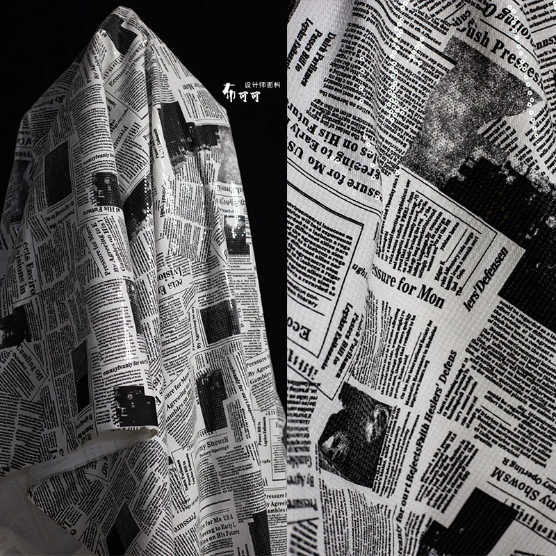 İngilizce Graffiti Gazete Deni - Sewing Tweed Fabric incelemesi ve fiyatı