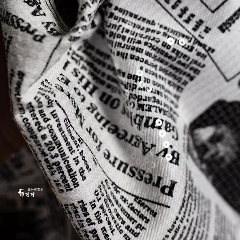 İngilizce Graffiti Gazete Deni - Sewing Tweed Fabric incelemesi ve fiyatı